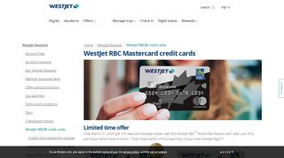 
                            6. WestJet RBC® Mastercard‡ | WestJet