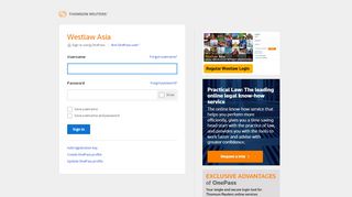 
                            1. Westlaw Asia Signon