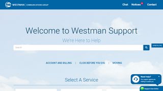 
                            4. Westman Communications Group - Customer Support Portal - Home