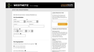 
                            4. Westnetz GmbH | Registrierung - corporate benefits