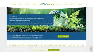 
                            1. WeSustain - Enterprise Sustainability Software