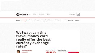 
                            5. WeSwap: can this travel money card really offer the best currency ...