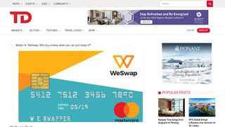 
                            9. WeSwap Card - Travel Daily Media