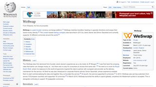 
                            13. WeSwap - Wikipedia