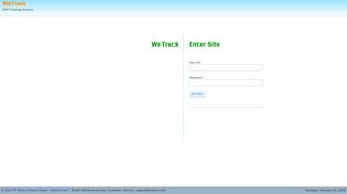 
                            1. Wetrack | Login Form