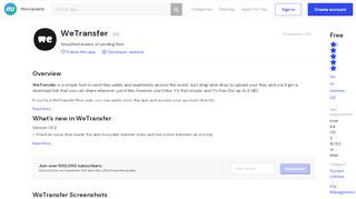 
                            11. WeTransfer 1.2.4 free download for Mac | MacUpdate