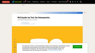 
                            12. WeTransfer im Test: Der Datenmeister - NETZWELT