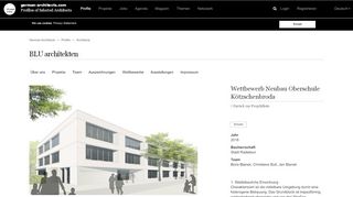 
                            9. Wettbewerb Neubau Oberschule Kötzschenbroda BLU architekten