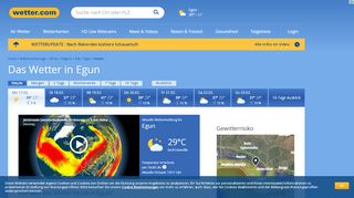 
                            13. Wetter Egun | wetter.com