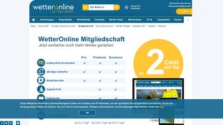 
                            3. WetterOnline Mitgliedschaft - Ihr Premium-Wetter - wetteronline.de