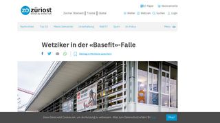 
                            7. Wetziker in der «Basefit»-Falle | zueriost