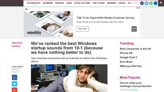 
                            8. We've ranked the best Windows startup sounds from 10-1 (because ...