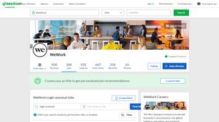 
                            8. WeWork Login seasonal Jobs | Glassdoor