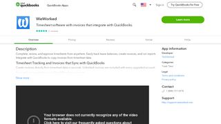 
                            11. WeWorked | QuickBooks App Store