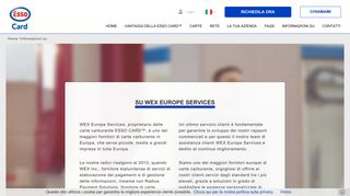 WEX Europe Services | ESSO CARD™