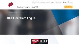 
                            5. WEX Fleet Card Log In | WEX Customer Login | WEX Inc.