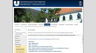 
                            9. WFI: Bewerbung - Katholische Universität Eichstätt-Ingolstadt