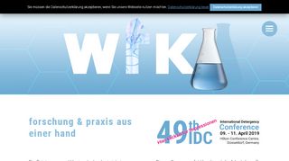 
                            2. wfk - Cleaning Technology Institute eV: Forschung & Praxis aus einer ...