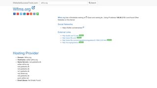 
                            5. Wfms.org Error Analysis (By Tools) - WebsiteSuccessTools.com