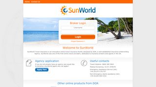 
                            10. WFN - SunWorld Travel Insurance - Broker Login
