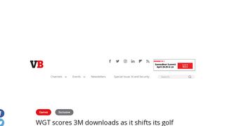 
                            10. WGT scores 3M downloads as it shifts its golf simulation to mobile ...