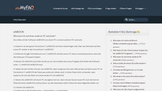 
                            6. w+h Gmbh - Häufig gestellte Fragen (FAQ) - powered by phpMyFAQ ...