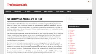 
                            13. WH SelfInvest App: Unsere Erfahrungen im Test - TradingApps.info