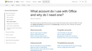 
                            12. What account do I use with Office and why do I need one? - Microsoft ...