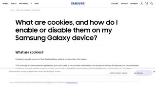
                            8. What are cookies, and how do I enable or disable them on my ...