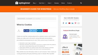 
                            11. What are Cookies in WordPress? - WPBeginner