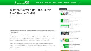 
                            10. What are Copy Paste Jobs? Is this Real? How to Find it? - ...