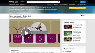 
                            5. What are Creative Cloud files? - Lynda.com