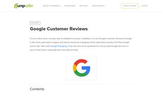 
                            7. What are Google Customer Reviews - Jumpseller