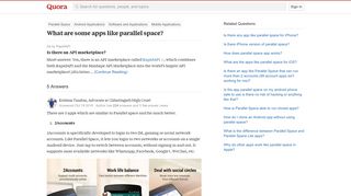 
                            10. What are some apps like parallel space? - Quora