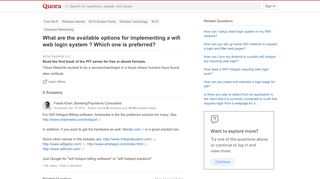 
                            12. What are the available options for implementing a wifi web login ...