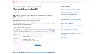 
                            11. What are the benefits of AISEE? - Quora