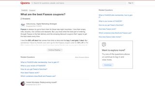 
                            13. What are the best Faasos coupons? - Quora