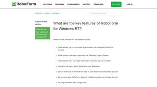 
                            9. What are the key features of RoboForm for Windows RT? – RoboForm