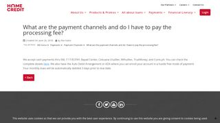 
                            6. What are the payment channels and do I have to pay the processing ...