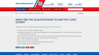 
                            6. What are the qualifications to join the Coast Guard? | GoCoastGuard ...