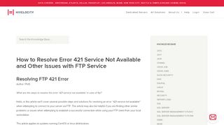 
                            7. What are the steps to resolve the error '421 service not ...