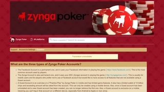 
                            10. What are the three types of Zynga Poker Accounts? - Zynga Support
