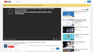 
                            3. What can I do if forget the wireless password - YouTube