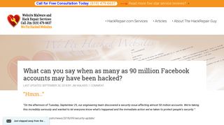 
                            9. What can you say when as many as 90 million Facebook accounts ...
