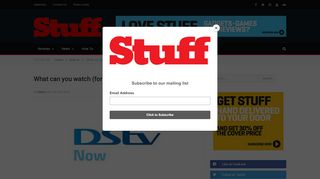 
                            11. What can you watch (for free) on DStv Now - Stuff