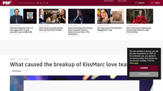
                            12. What caused the breakup of KissMarc love team? | PEP.ph