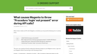 
                            3. What causes Magento to throw 