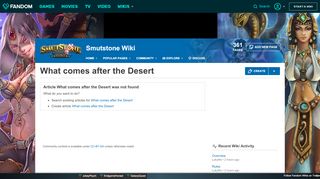 
                            4. What comes after the Desert? | Smutstone Wiki | FANDOM powered by ...