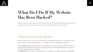 
                            7. What Do I Do If My Website Has Been Hacked? | Artillery Media