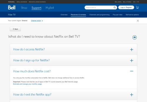 
                            13. What do I need to know about Netflix on Fibe TV : How much does ...